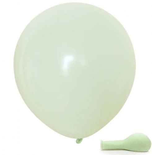 12cali balony lateksowe 100 szt. op. PASTEL. zielone