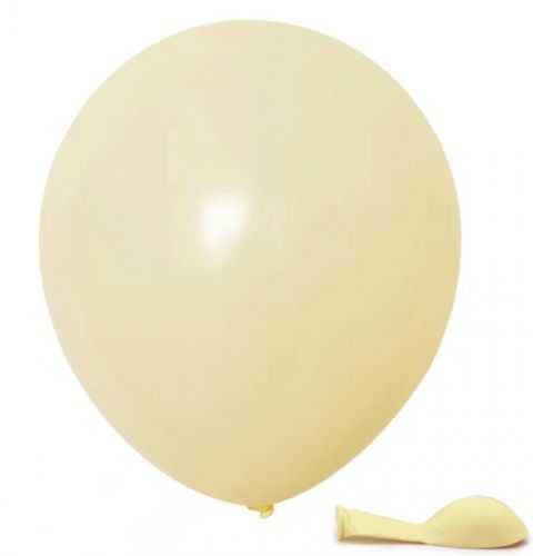 12cali balony lateksowe 100 szt. op. PASTEL. żółte