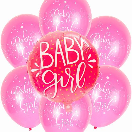 ZESTAW balonów BABY GIRL