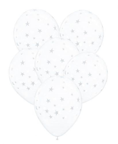12cali balony lateksowe 100szt. op. gwiazdki