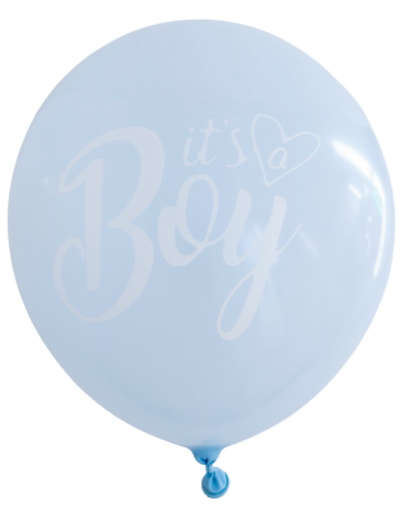 12cali balony lateksowe 6szt. op. its a boy