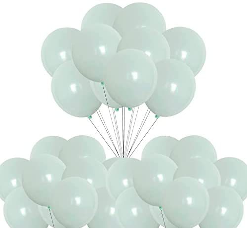 10cali balony lateksowe 100 szt. op. pastelowe miętowe