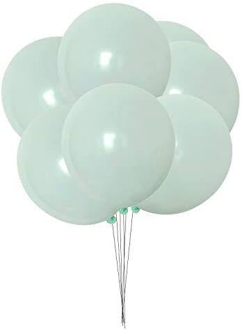10cali balony lateksowe 100 szt. op. pastelowe zielone