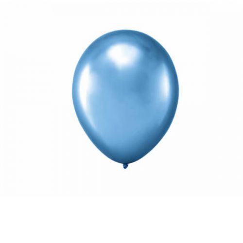 10cali balony lateksowe 100 szt. op. perłowe niebieskie