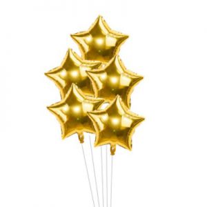 Balon Gwiazda GOLD [18 CALI]