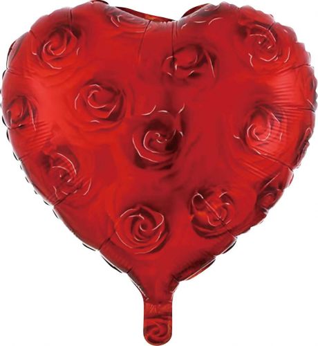 Balon Foliowy Serce z Różami