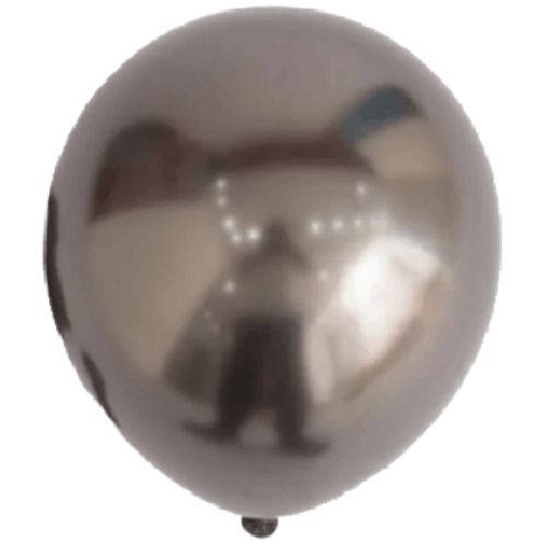 10cali balony lateksowe 50 szt. op. metaliczne czarne