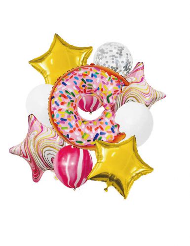 BALON FOLIOWY zestaw balonów donut