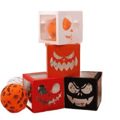 Pudełko Halloween30*30*30 zestaw składa się z 4 szt. pudełka do samodzielnego złożenia