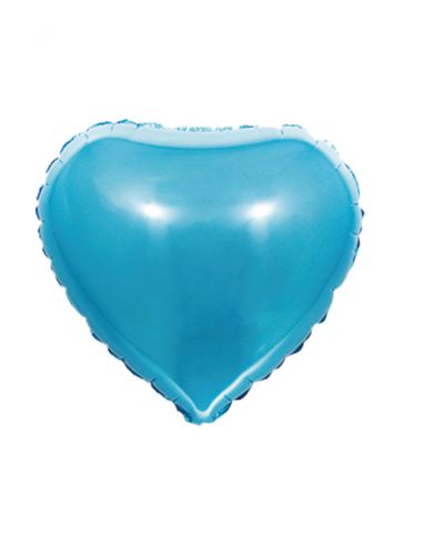 Balon serce blue 18 cali