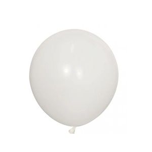 5 cali balony lateksowe pastelowe białe 200szt. op.